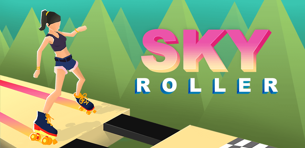 Sky Roller: Rainbow Skating