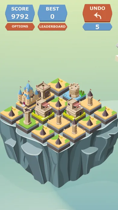 Tangkapan skrin City Building 2048