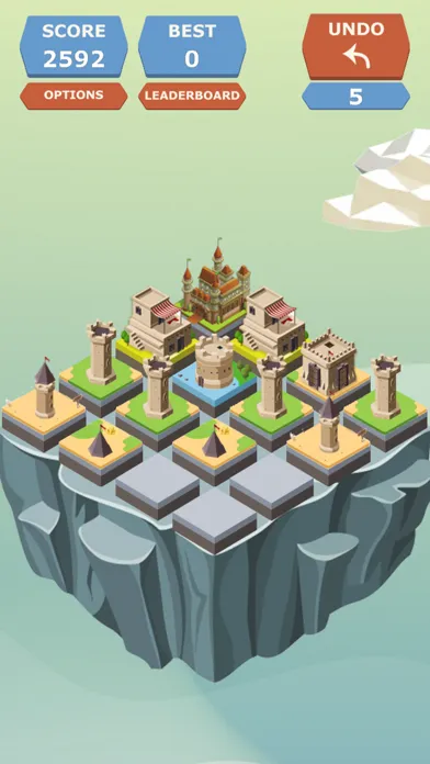 Tangkapan skrin City Building 2048