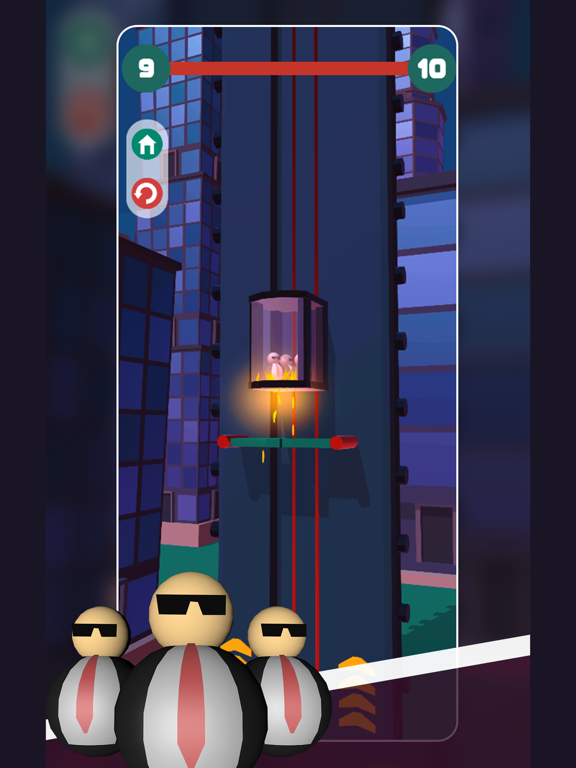 Ảnh chụp màn hình của Elevator Fall best casual game iPad 