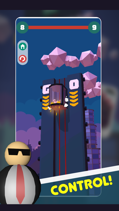 Ảnh chụp màn hình của Elevator Fall best casual game