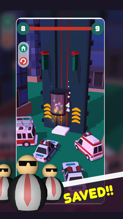 Ảnh chụp màn hình của Elevator Fall best casual game