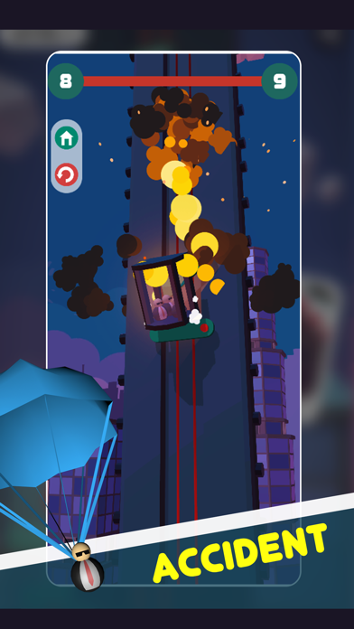 Ảnh chụp màn hình của Elevator Fall best casual game