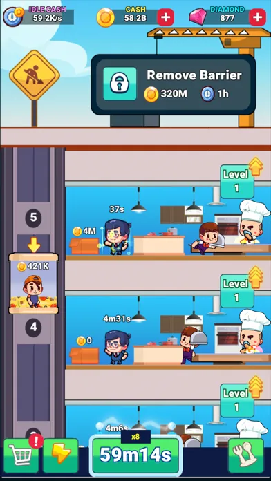 Capturas de pantalla de Food Idle Restaurant