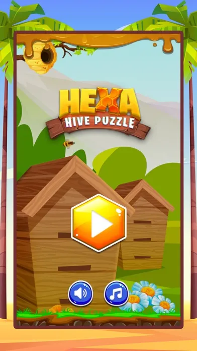 ภาพหน้าจอของ Hexa Hive Puzzle