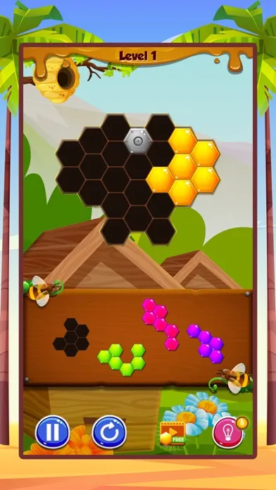 ภาพหน้าจอของ Hexa Hive Puzzle