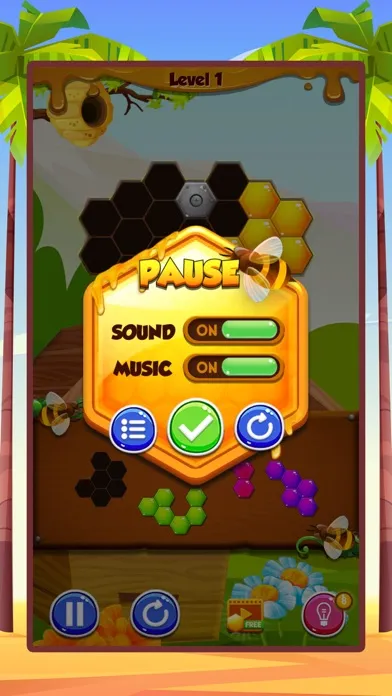 ภาพหน้าจอของ Hexa Hive Puzzle