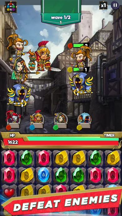 Capturas de tela do Medieval Realms of Puzzles