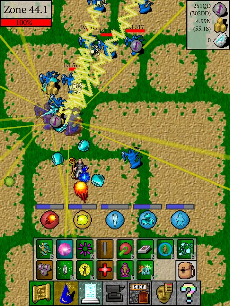 Idle Mage Attack iPad  Screenshots