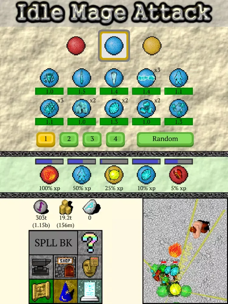 Idle Mage Attack iPad  Screenshots