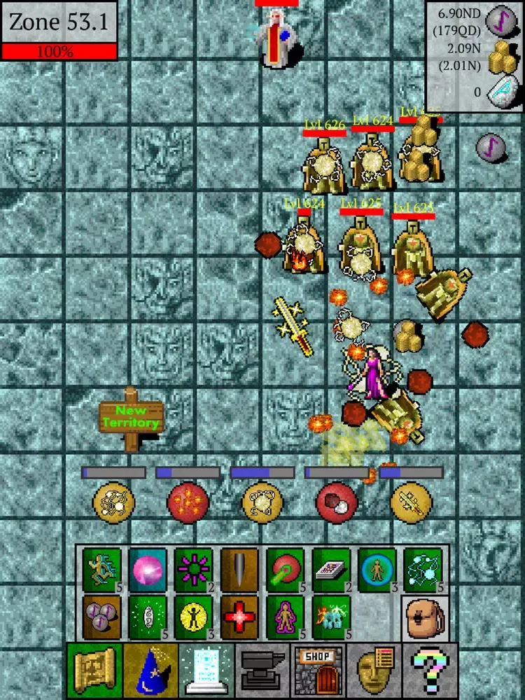 Idle Mage Attack iPad  Screenshots