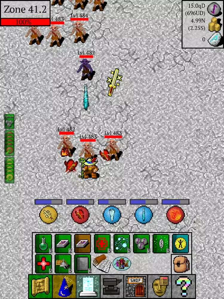 Idle Mage Attack iPad  Screenshots