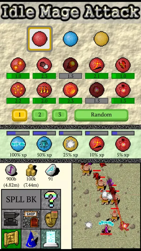 Idle Mage Attack Screenshots
