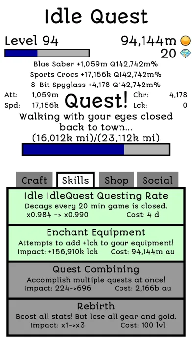 Ảnh chụp màn hình của Idle Quest