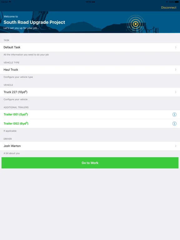 Topcon Haul iPad 应用截图