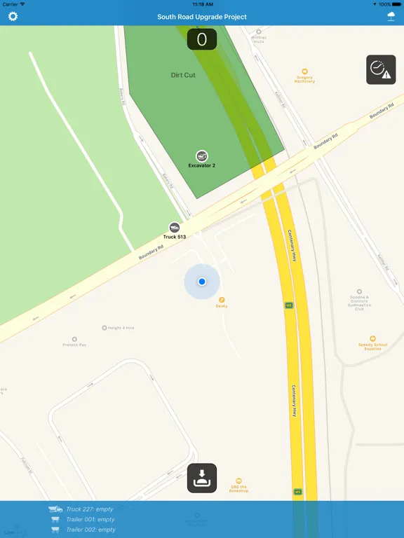 Topcon Haul iPad 应用截图
