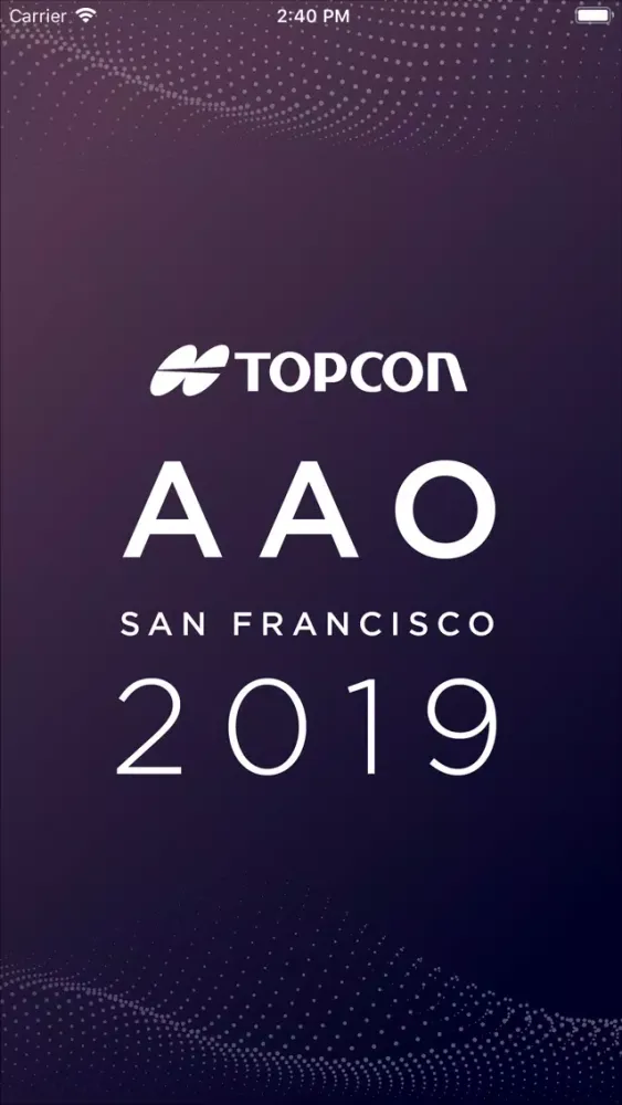 Topcon at AAO سکرین شاٹس