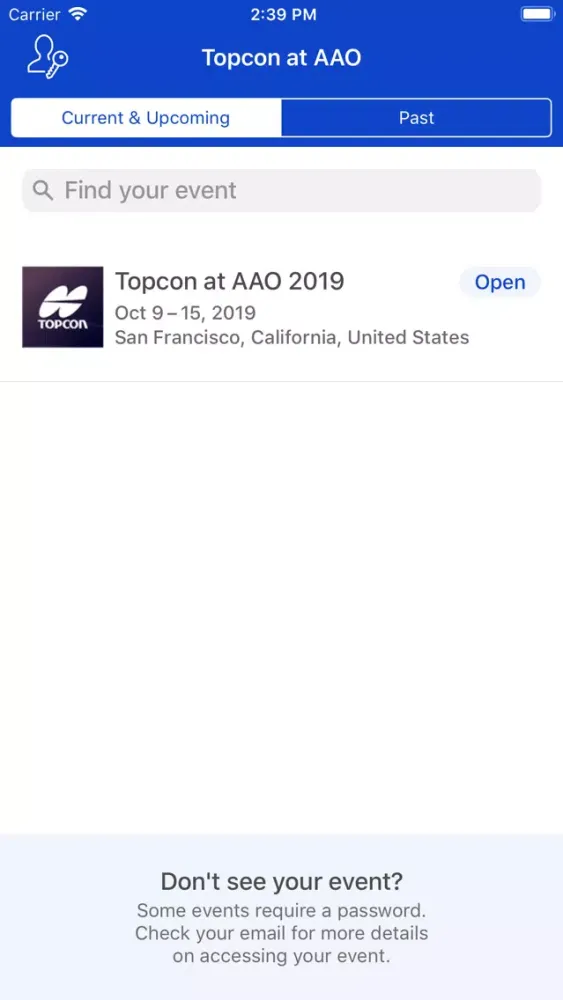 Topcon at AAO سکرین شاٹس