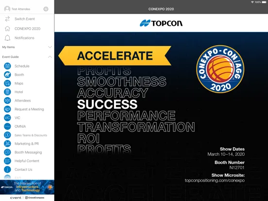 Topcon Events iPad 应用截图