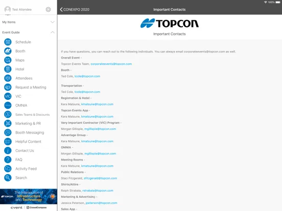 Topcon Events iPad 应用截图