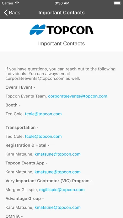 Topcon Events应用截图