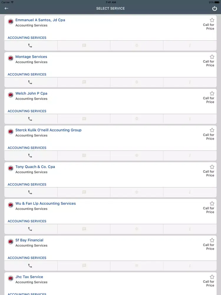 ภาพหน้าจอของ B2B Business Services App iPad 