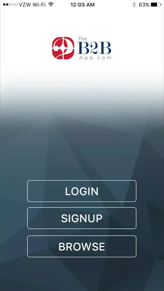 ภาพหน้าจอของ B2B Business Services App