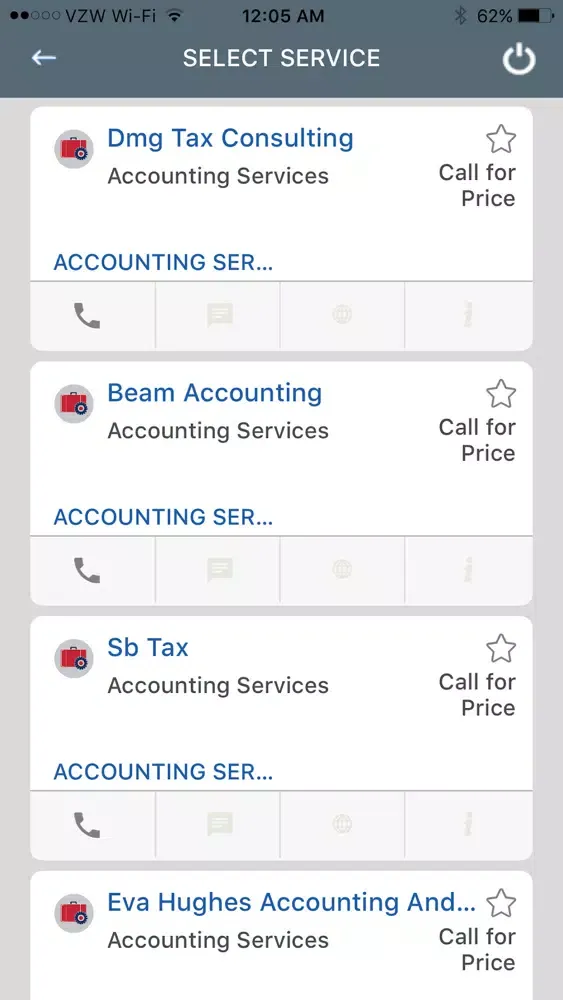 ภาพหน้าจอของ B2B Business Services App