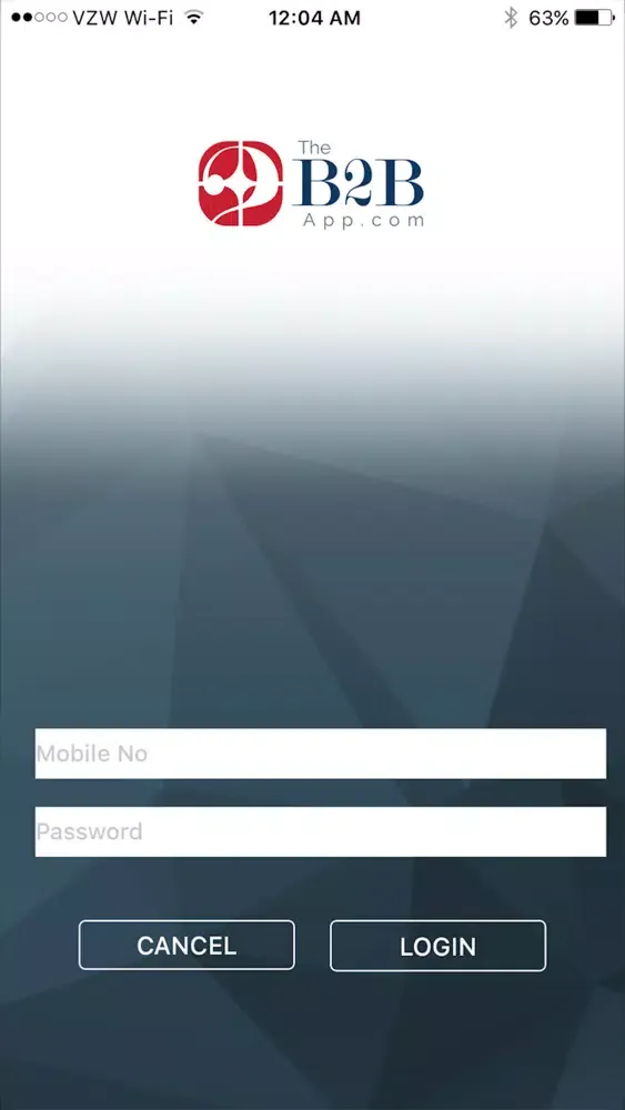 ภาพหน้าจอของ B2B Business Services App