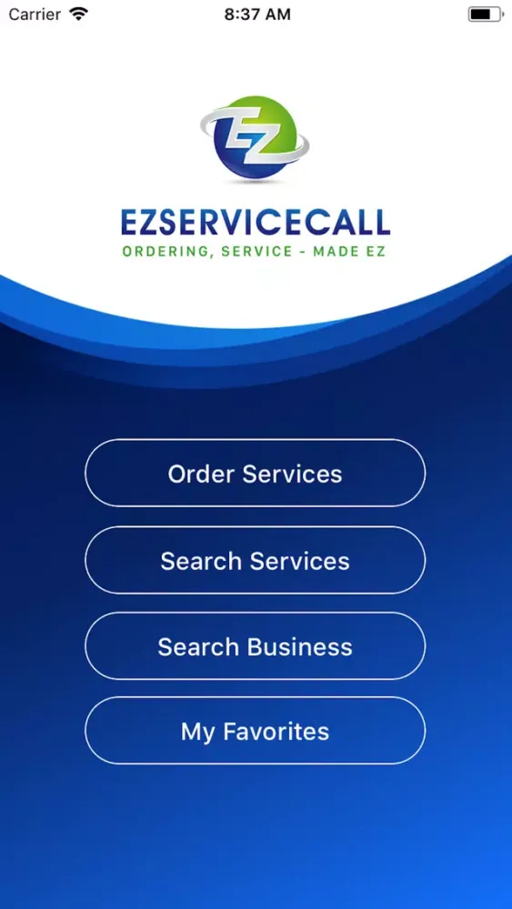 Zrzuty ekranu EZ Home Services Ordering APP