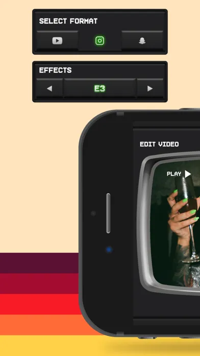 90s Retro And Cam Recorder App应用截图