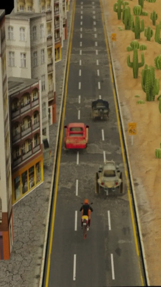Capturas de tela do Action Motorcycle 3D Race: Motor-Bike Fury Simulator Racing Game Free