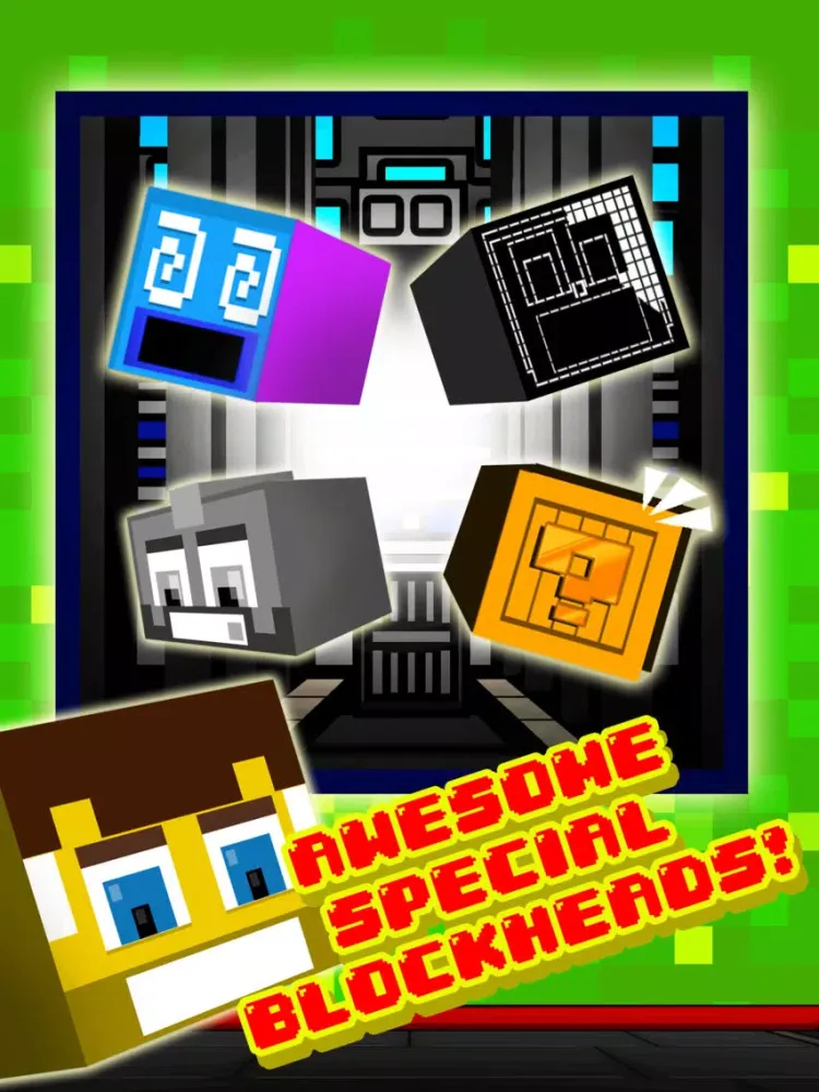 Funny Pixel Faces on Blocks Match 3 Puzzle Game iPad  스크린샷