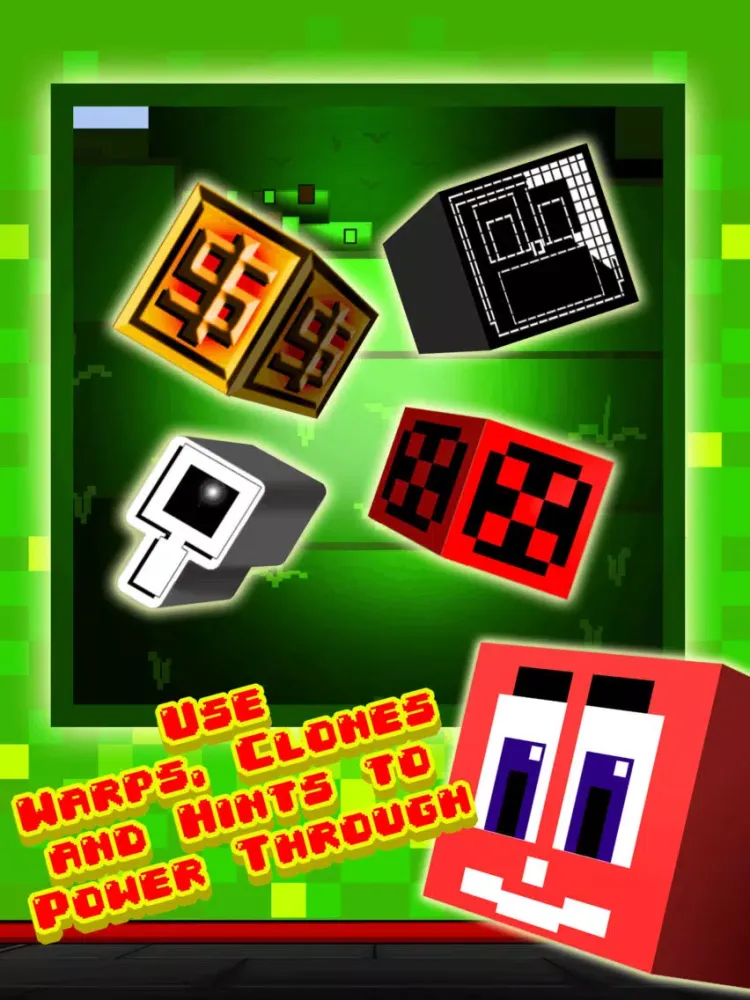 Funny Pixel Faces on Blocks Match 3 Puzzle Game iPad  스크린샷