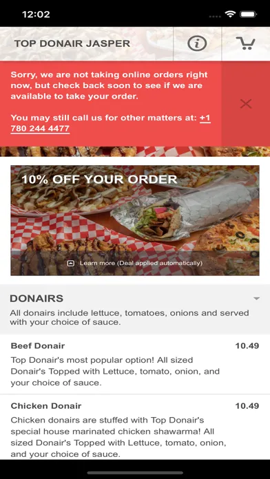Top Donair Jasper應用截圖