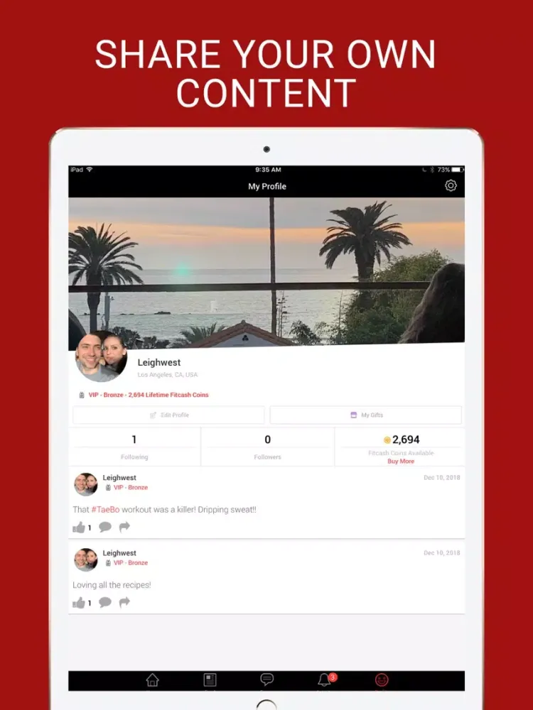 Ultimate Fitness App iPad  Ekran Görüntüleri