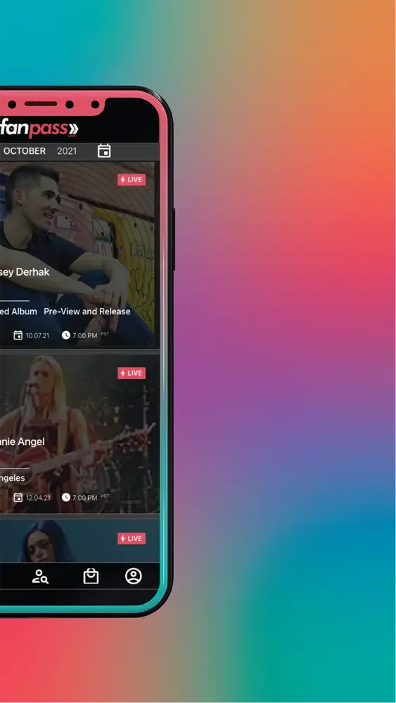 Fan Pass Live سکرین شاٹس