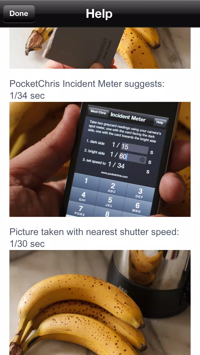 Incident Light Meter स्क्रीनशॉट