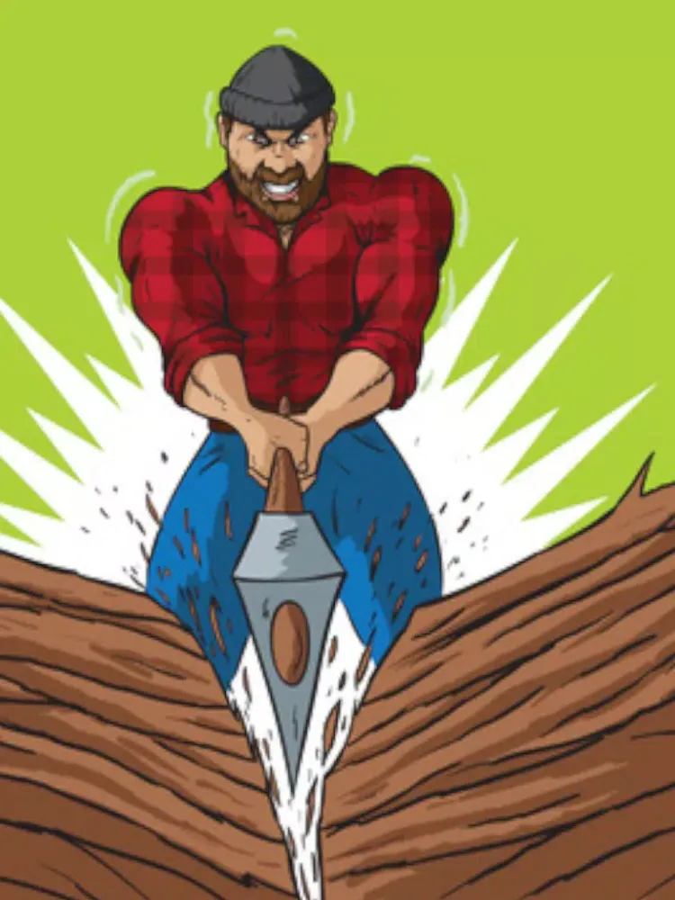 Tangkapan layar Action Timber Crunch - One man cool journey in 2 a wilderness of chop and run dirt adventure fun - Top Free Game for boys and girls! iPad 