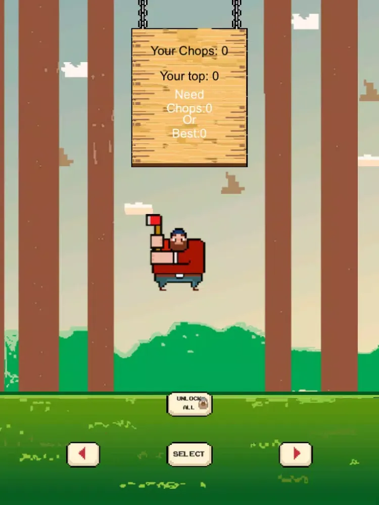 Tangkapan layar Action Timber Crunch - One man cool journey in 2 a wilderness of chop and run dirt adventure fun - Top Free Game for boys and girls! iPad 