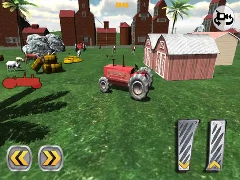 Capturas de pantalla de 3D Tractor Parking Driving Simulator - Realistic Farm SIM iPad 