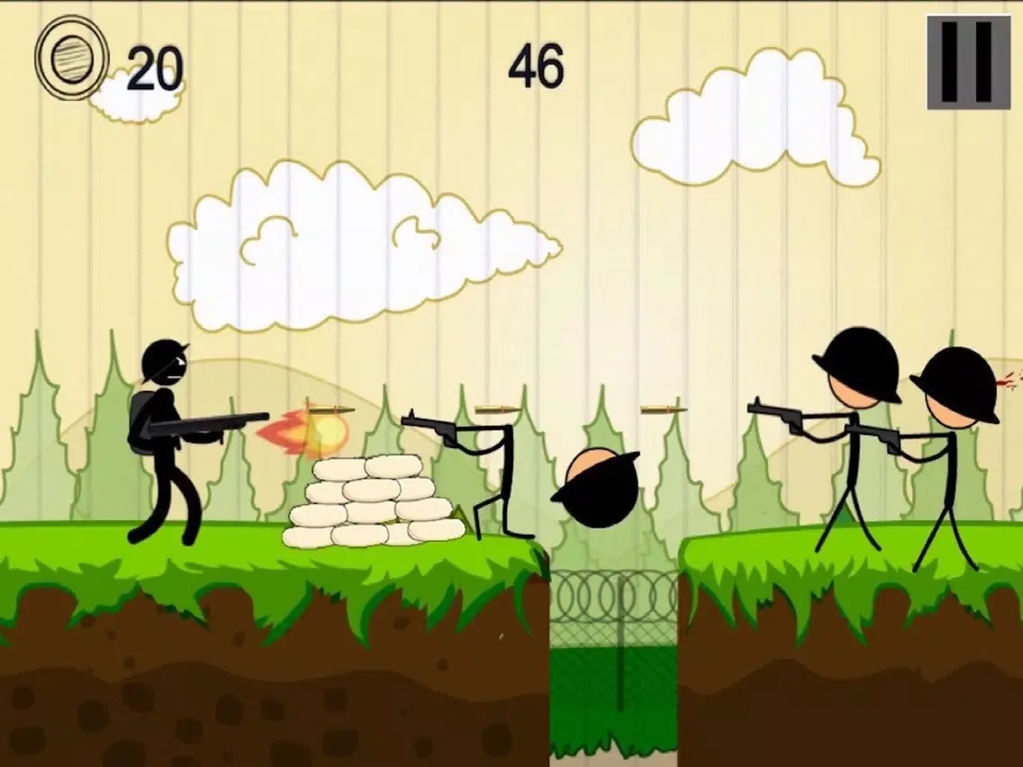 Capturas de pantalla de A Stickman Shooter - Sniper Vs Shooting Assassin Soldiers iPad 