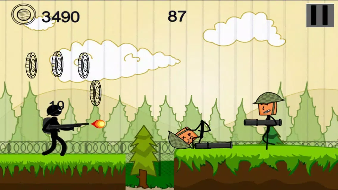 Capturas de pantalla de A Stickman Shooter - Sniper Vs Shooting Assassin Soldiers