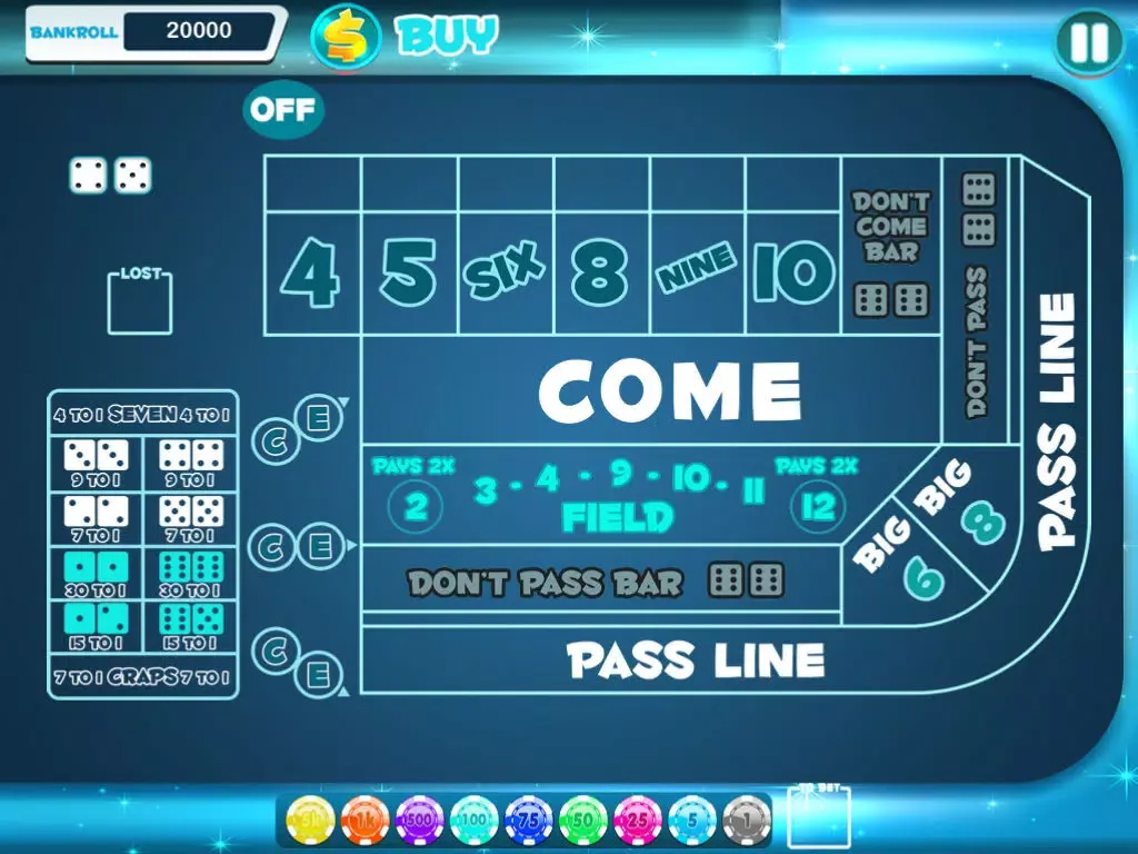 ภาพหน้าจอของ Oh Craps! Dice Shoot and Roll Game! - Play with Friends and Buddies iPad 