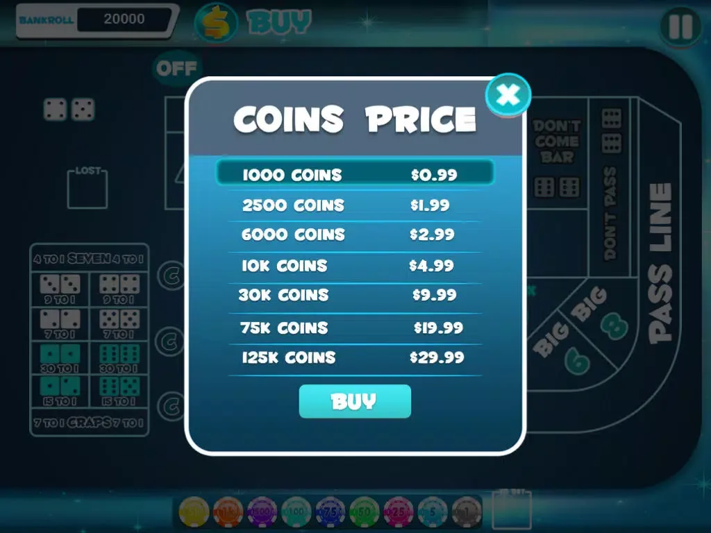ภาพหน้าจอของ Oh Craps! Dice Shoot and Roll Game! - Play with Friends and Buddies iPad 