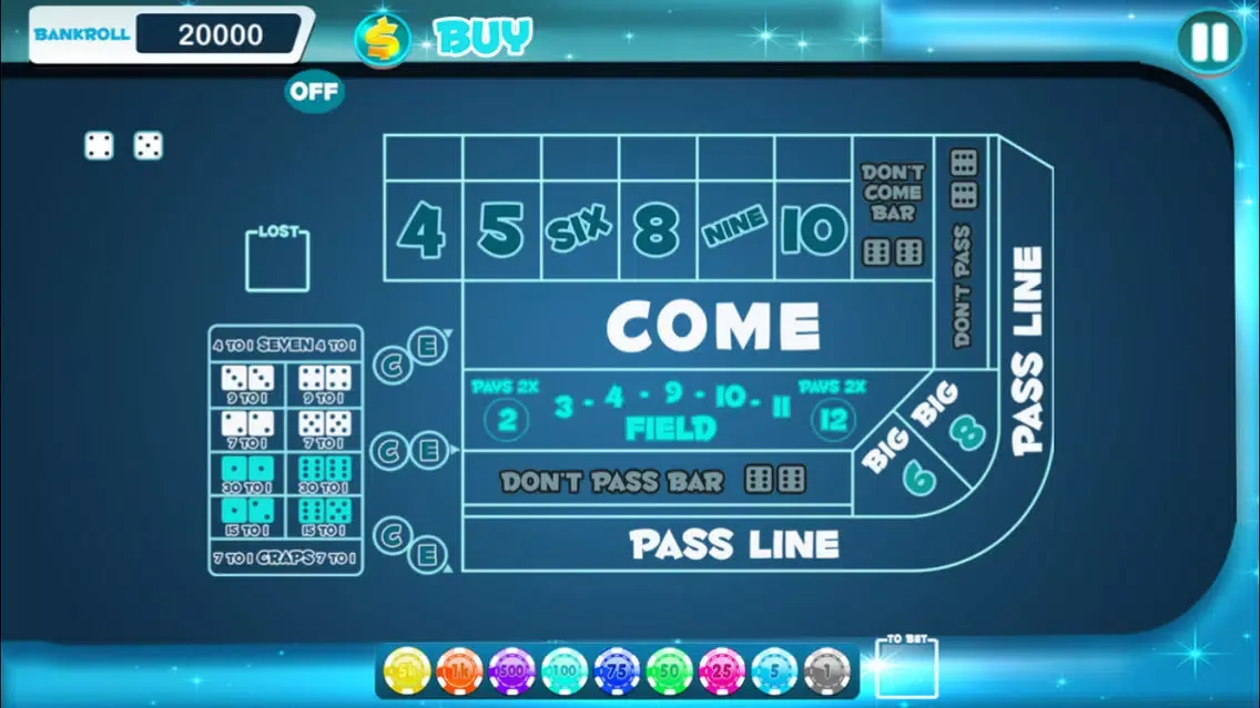 ภาพหน้าจอของ Oh Craps! Dice Shoot and Roll Game! - Play with Friends and Buddies