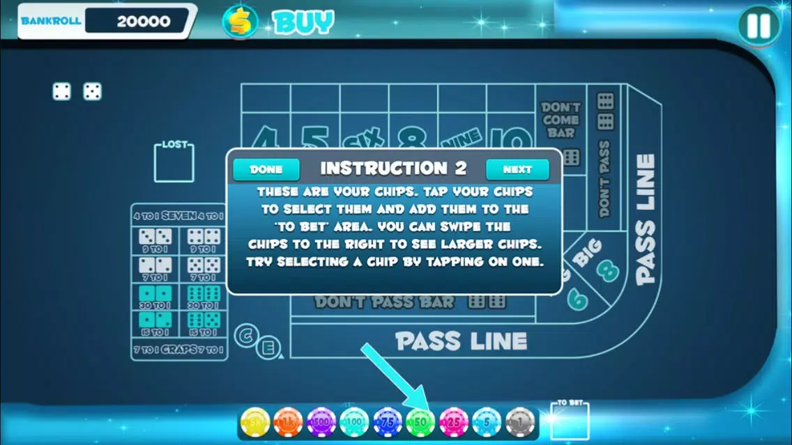 ภาพหน้าจอของ Oh Craps! Dice Shoot and Roll Game! - Play with Friends and Buddies