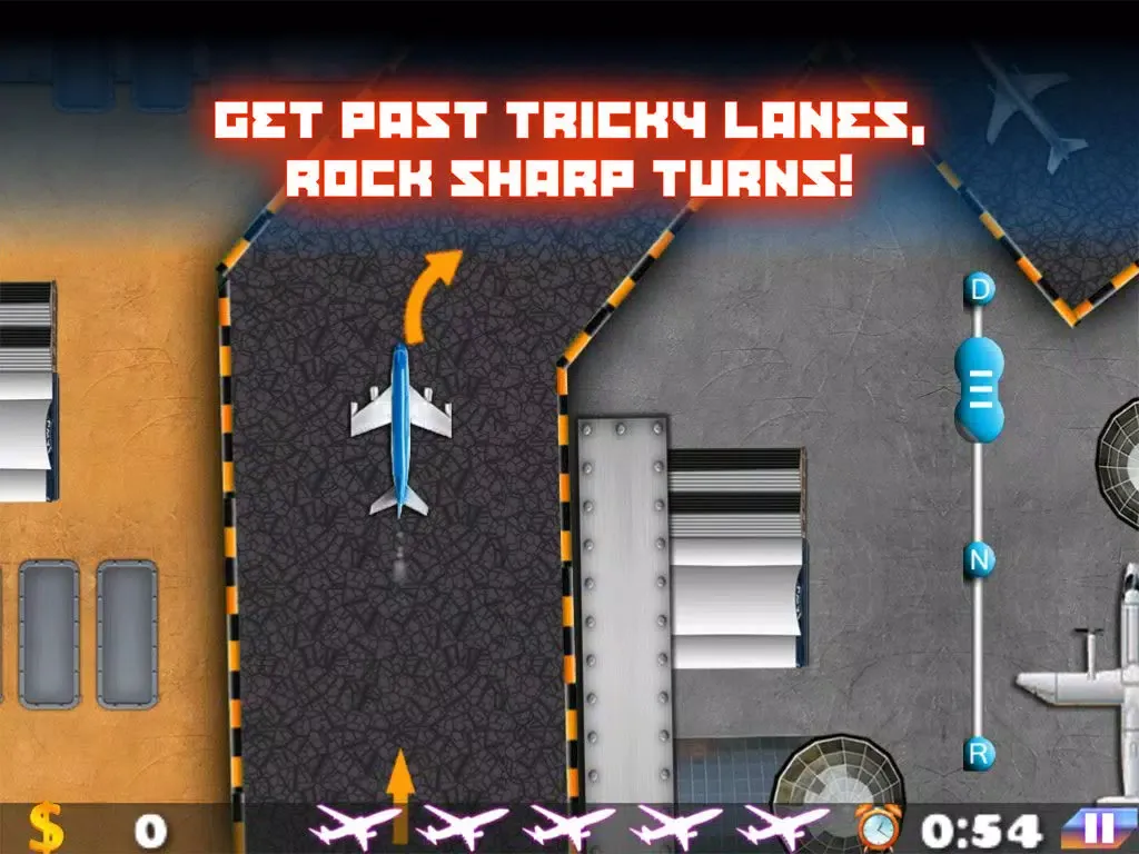 Airplane Parking! Real Plane Pilot Drive and Park - Runway Traffic Control Simulator iPad 应用截图