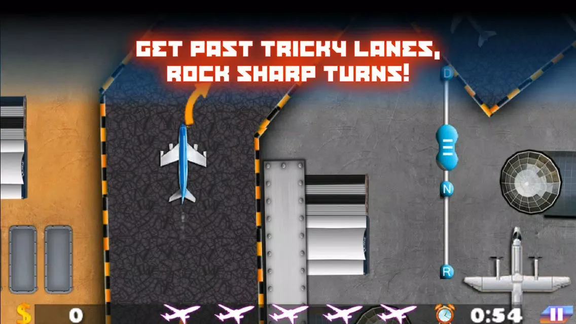 Airplane Parking! Real Plane Pilot Drive and Park - Runway Traffic Control Simulator应用截图