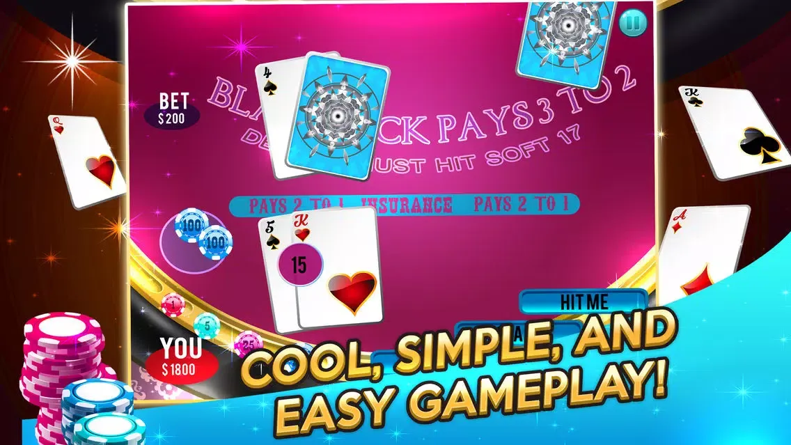 High Stakes BlackJack! Million Dollar Jackpot Practice Trainer應用截圖